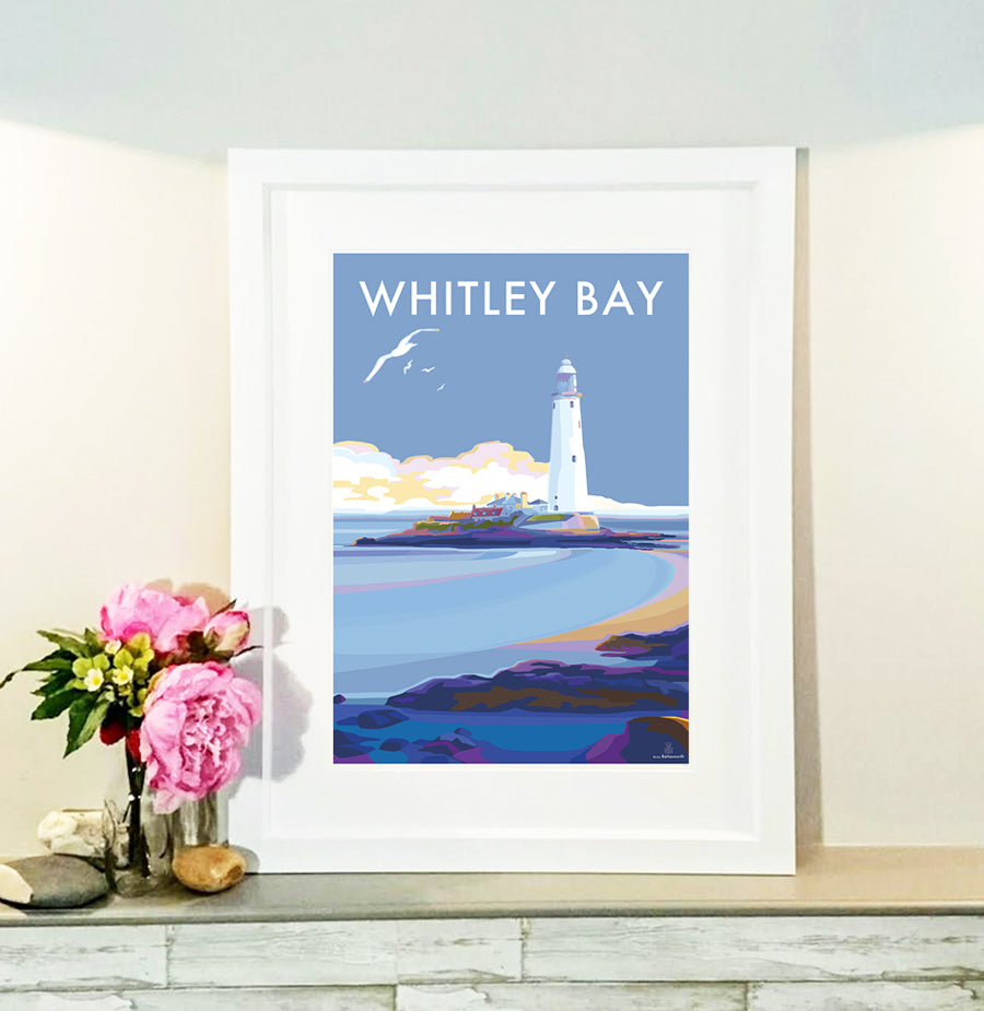 Whitley Bay Seaside Poster