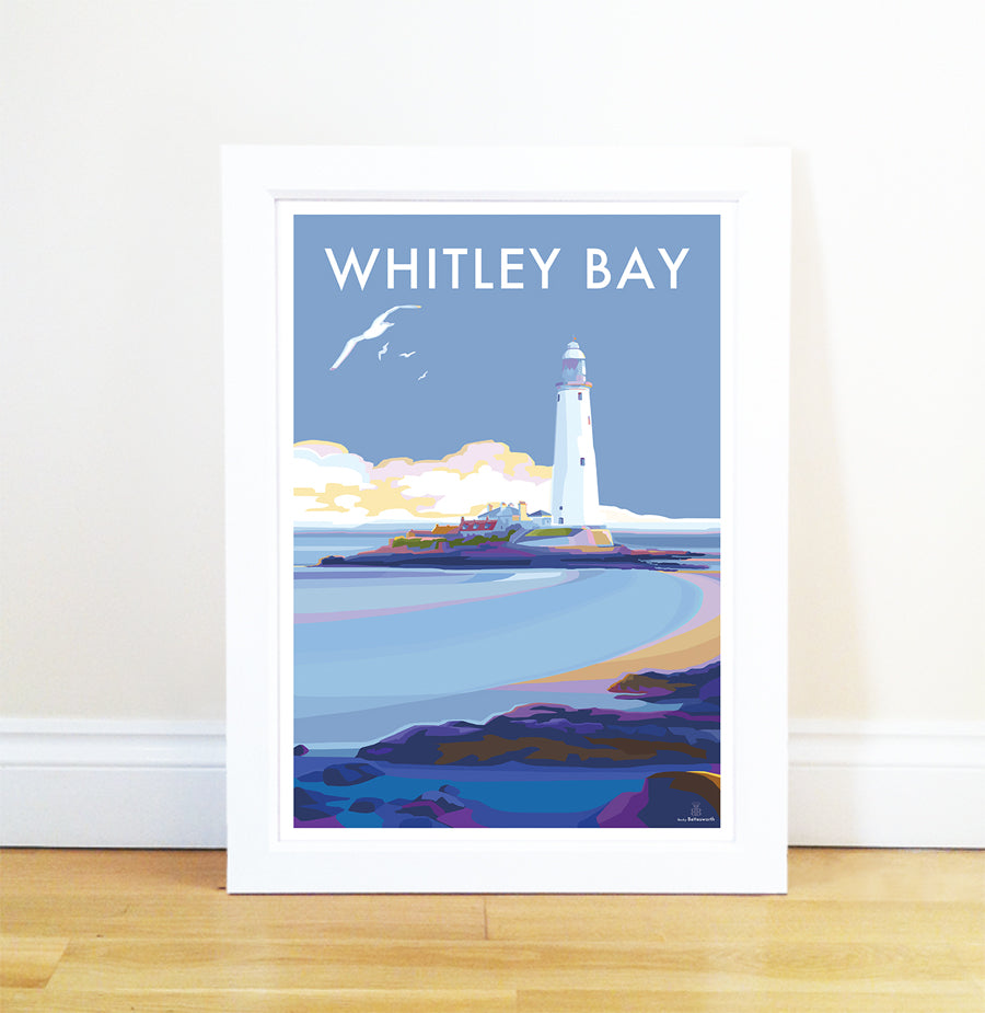Whitley Bay Seaside Poster