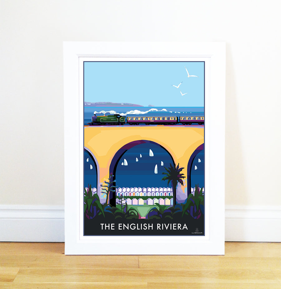 The English Riviera Steam Train Print and Poster