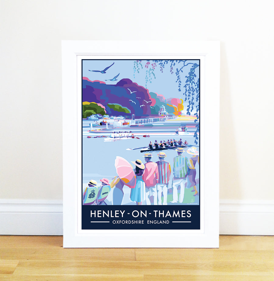Henley on Thames Vintage Poster Print