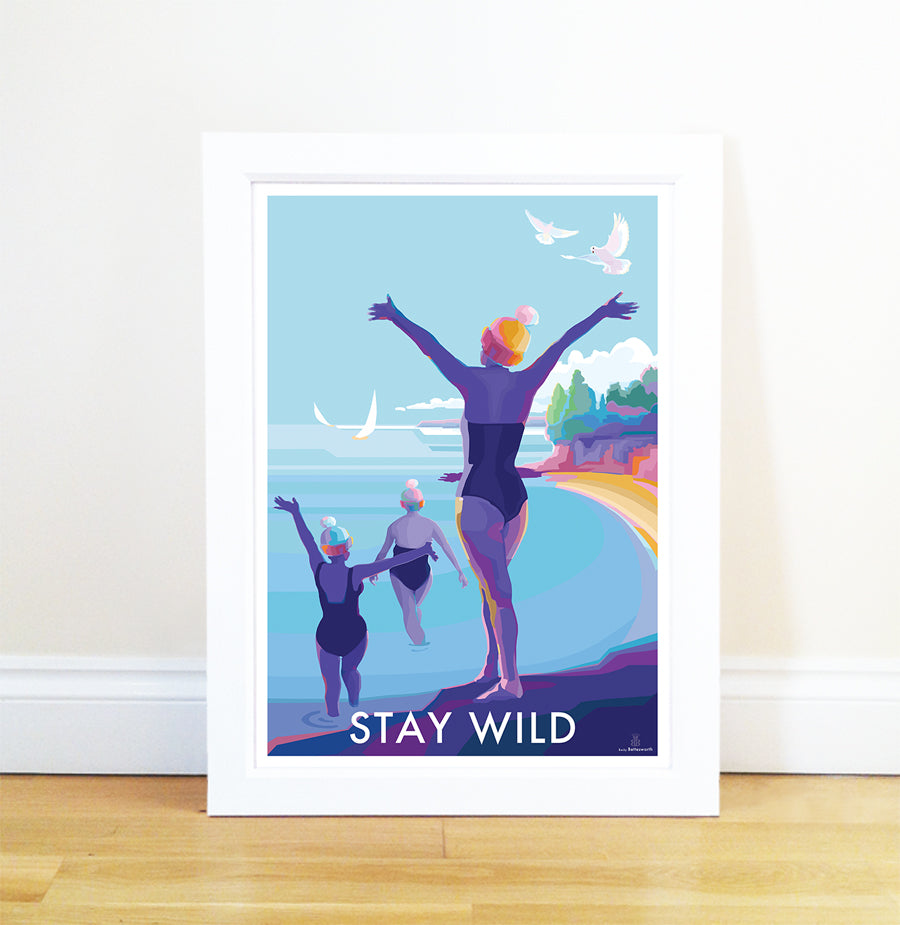 Stay Wild Vintage Poster