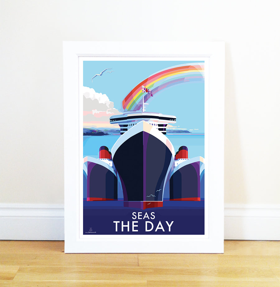 Seize the Day Coastal Artwork Print