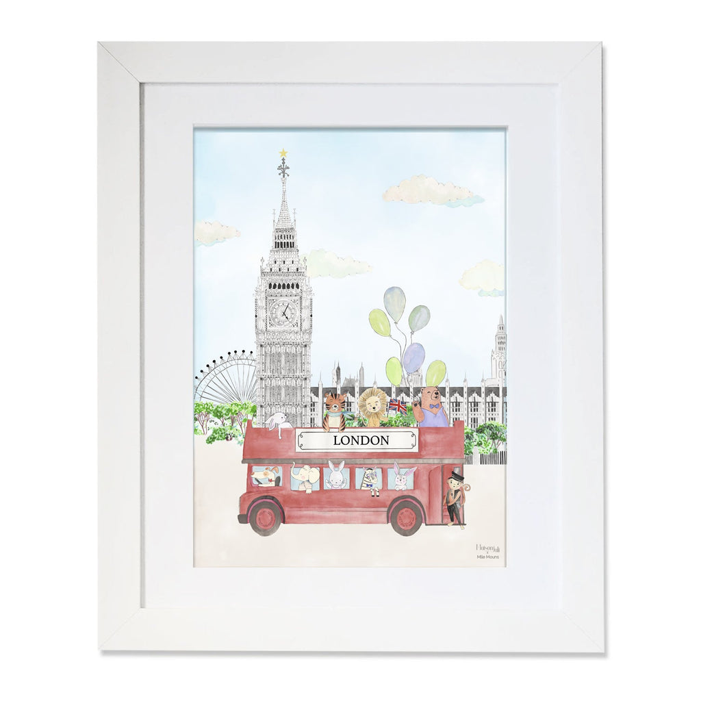 The Animals and Big Ben Personalised for Boys