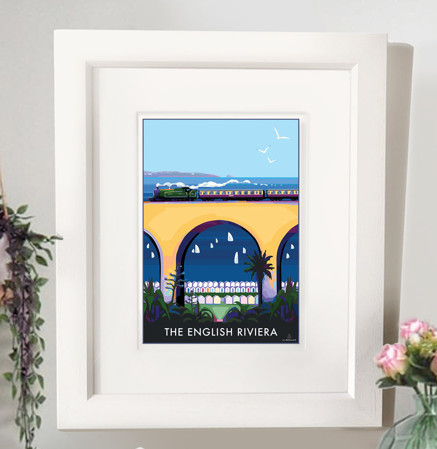 The English Riviera Steam Train Print and Poster