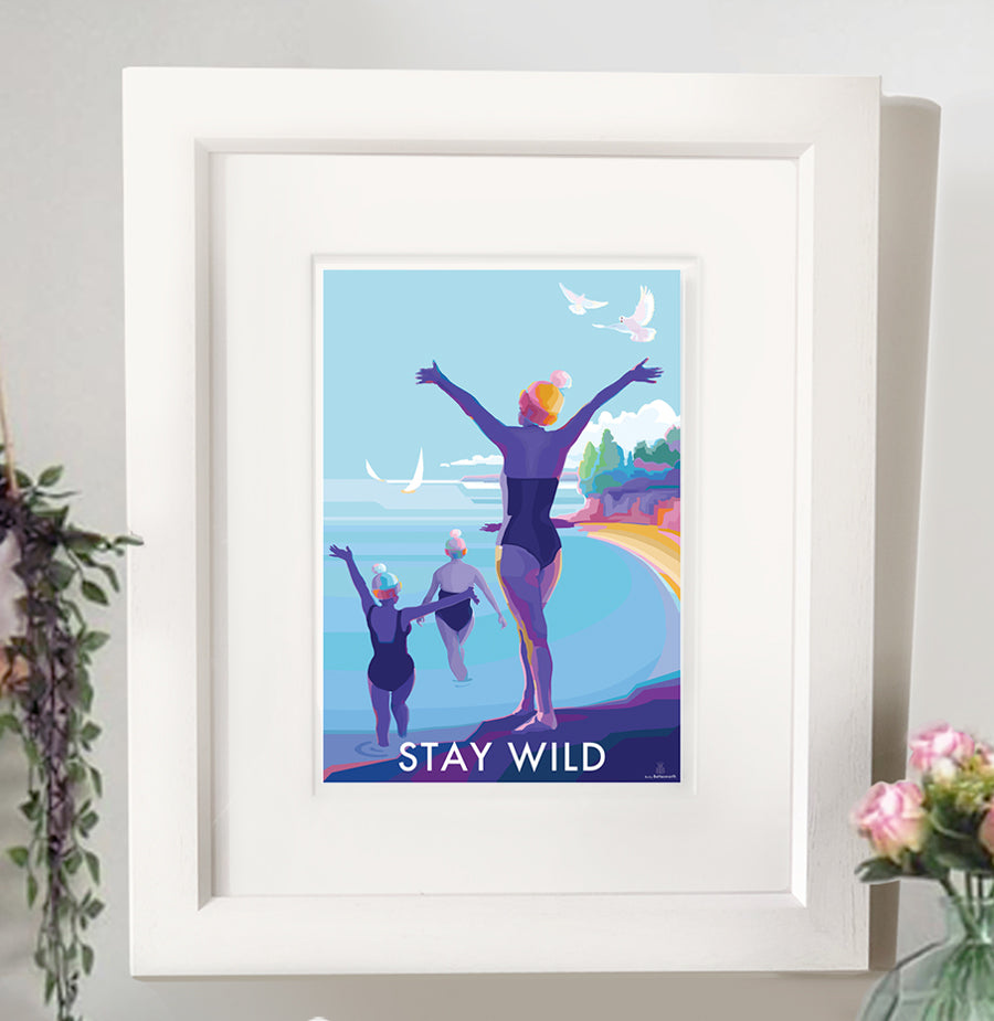 Stay Wild Vintage Poster