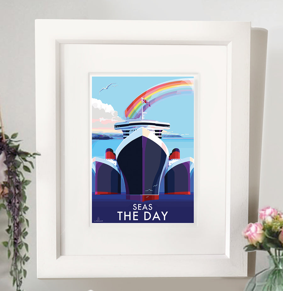 Seize the Day Coastal Artwork Print