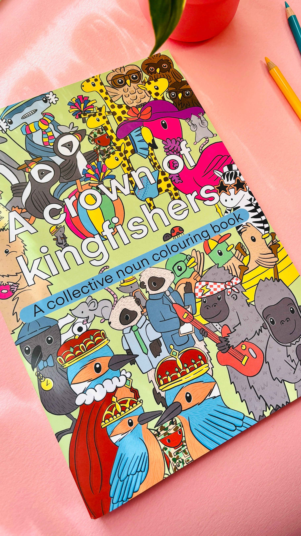 A Crown of Kingfishers Colouring Book