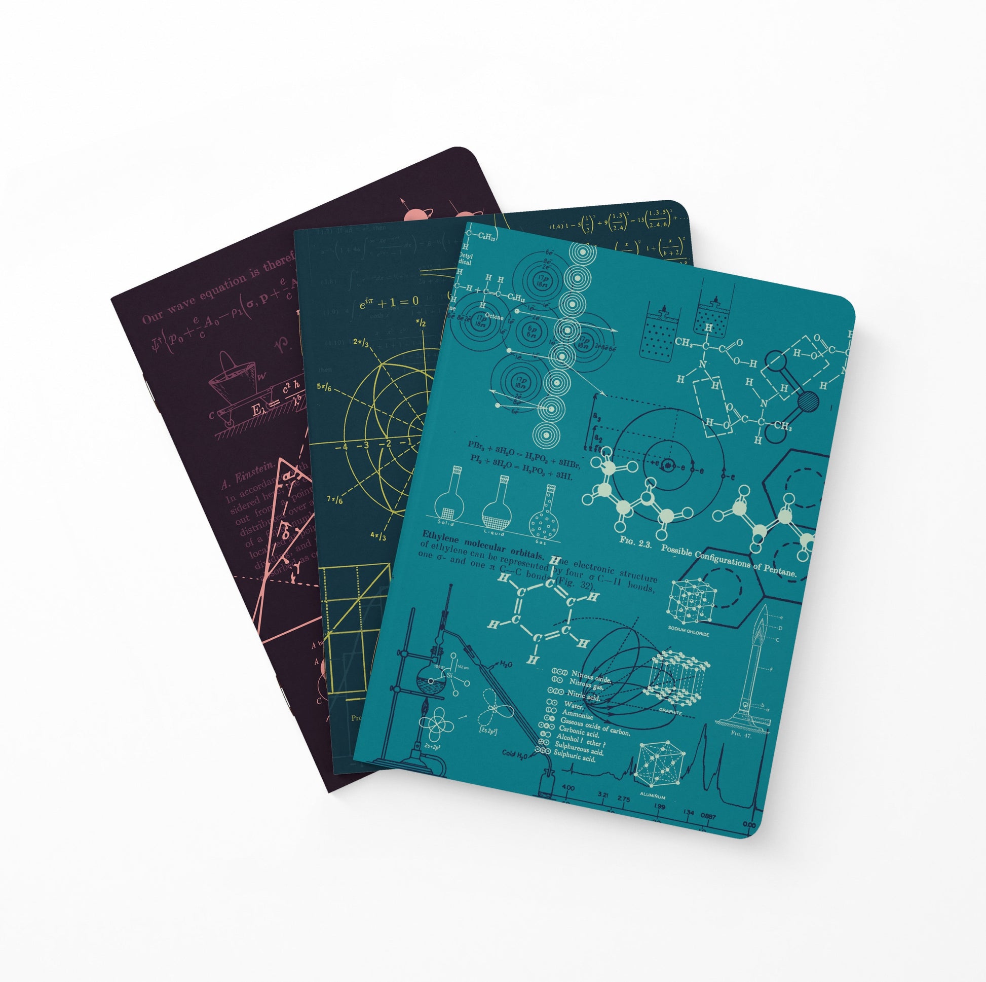 Foundations of Reality Notebook Trio Maths Chemistry Physics