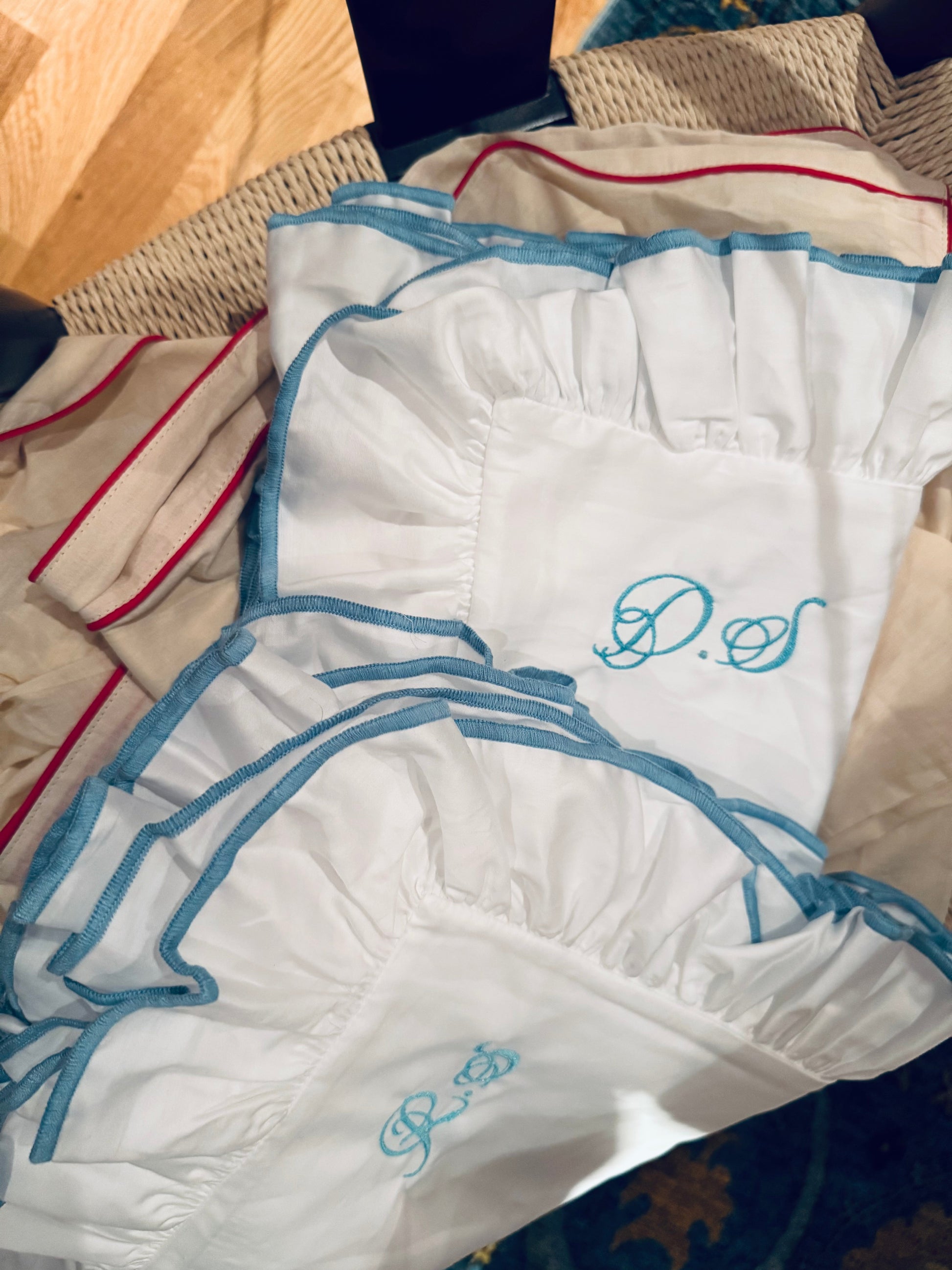 Provence Baby Blue Pillowcase Pair