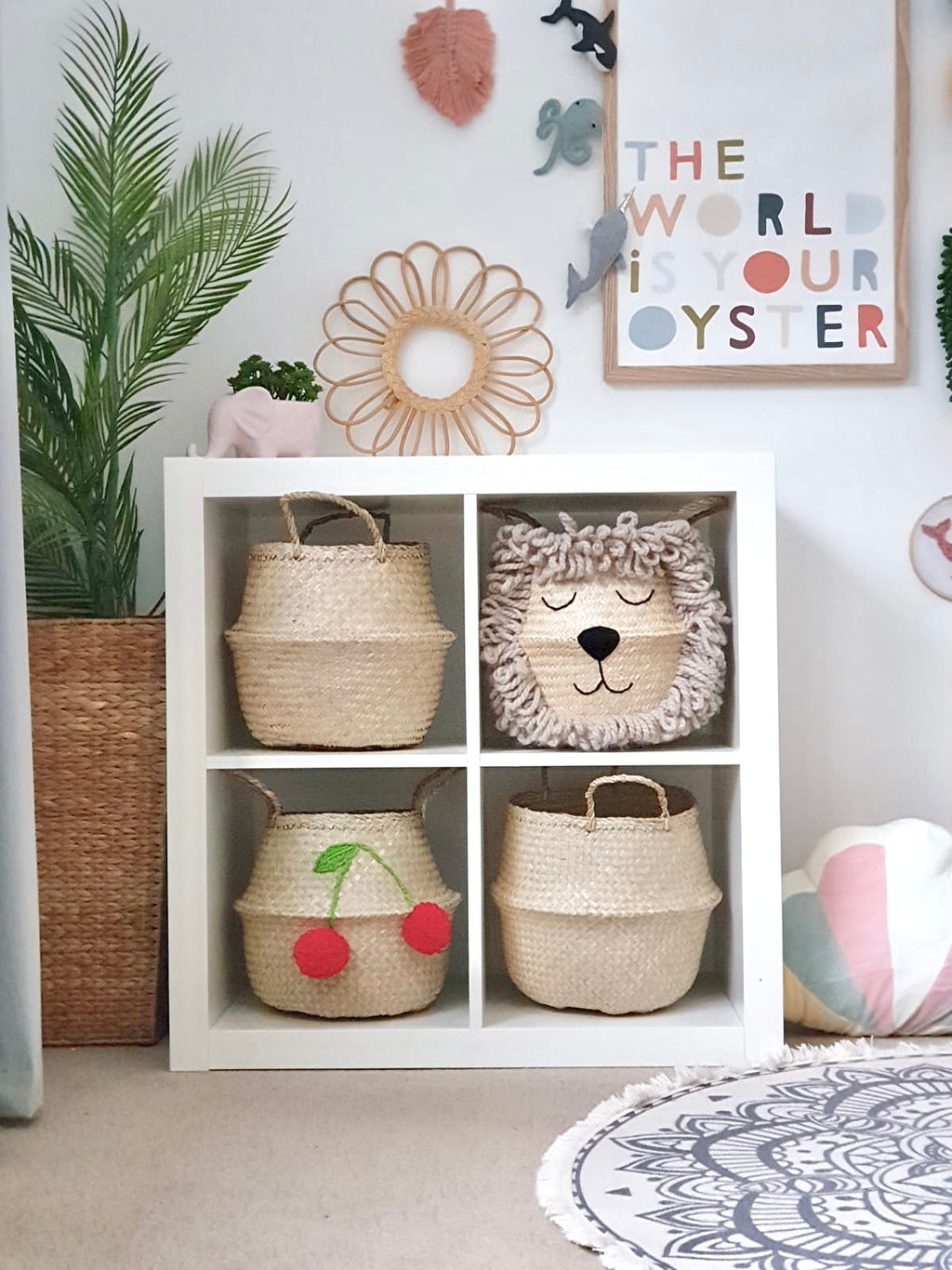 Plain Seagrass Basket - Large