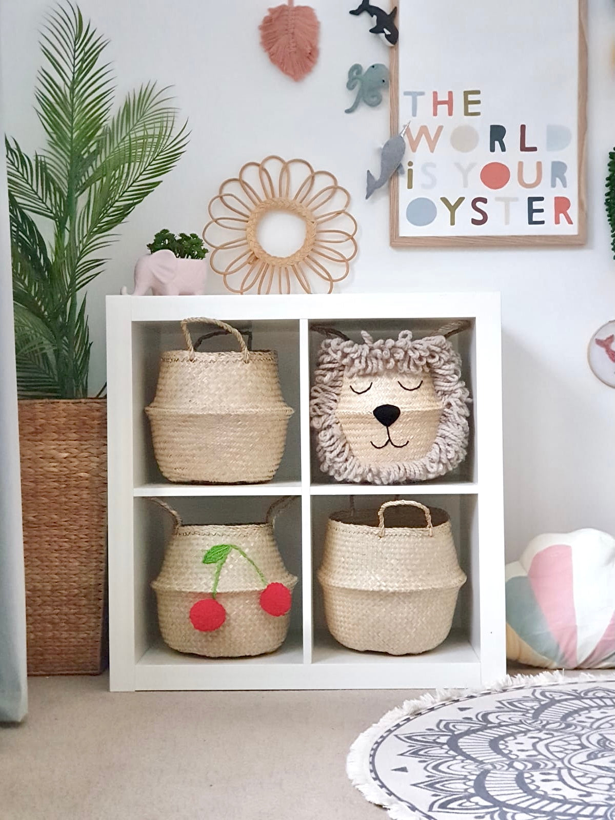 Plain Seagrass Basket - Large