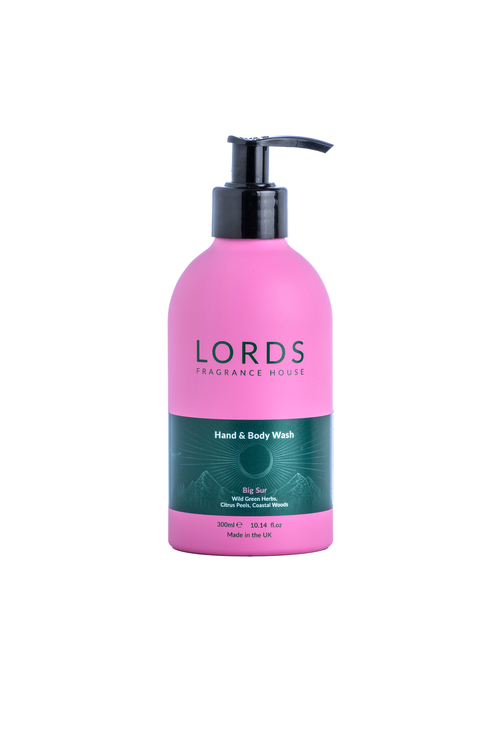 Pink Hand and Body Wash in Aluminium Bottle