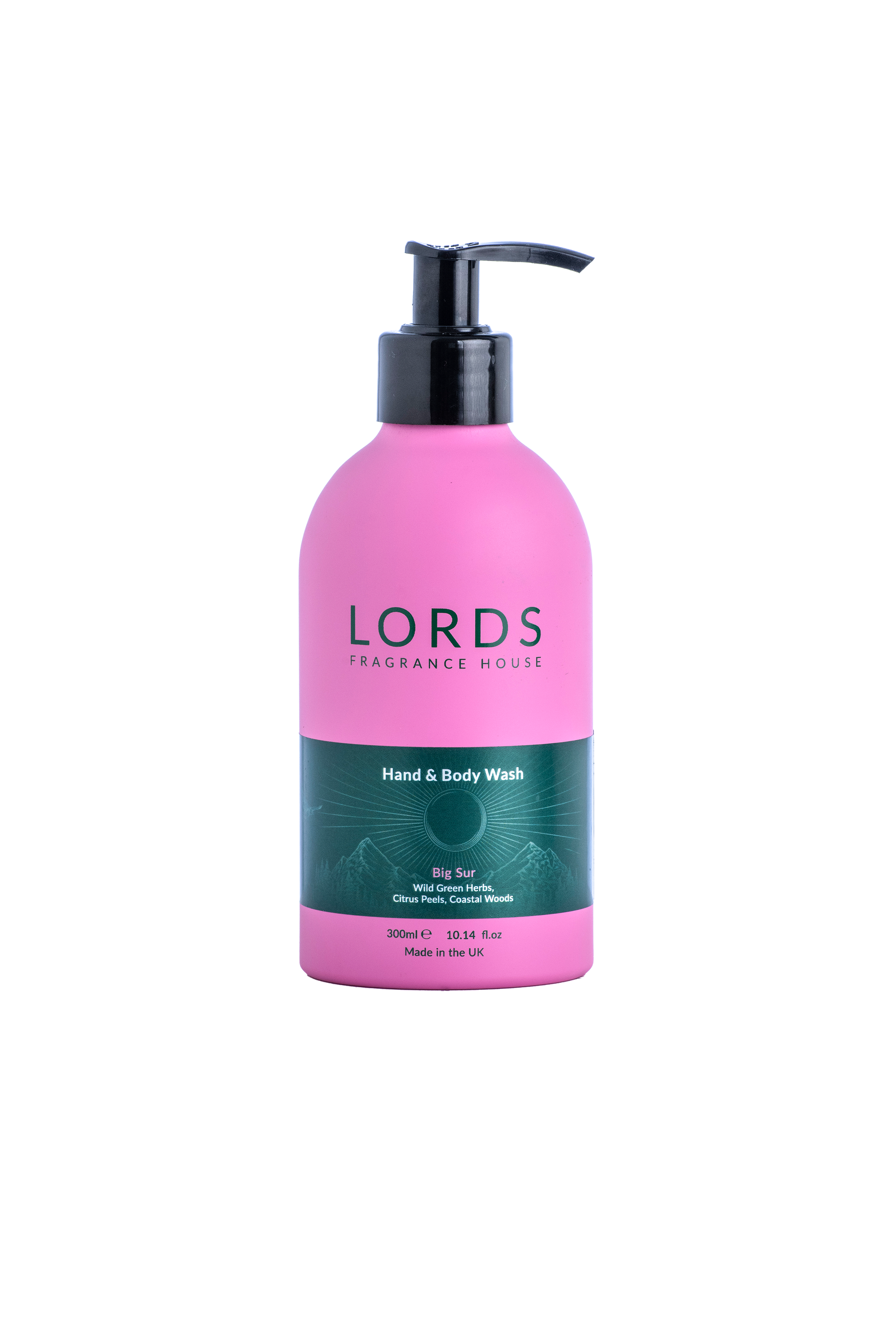 Pink Hand and Body Wash in Aluminium Bottle