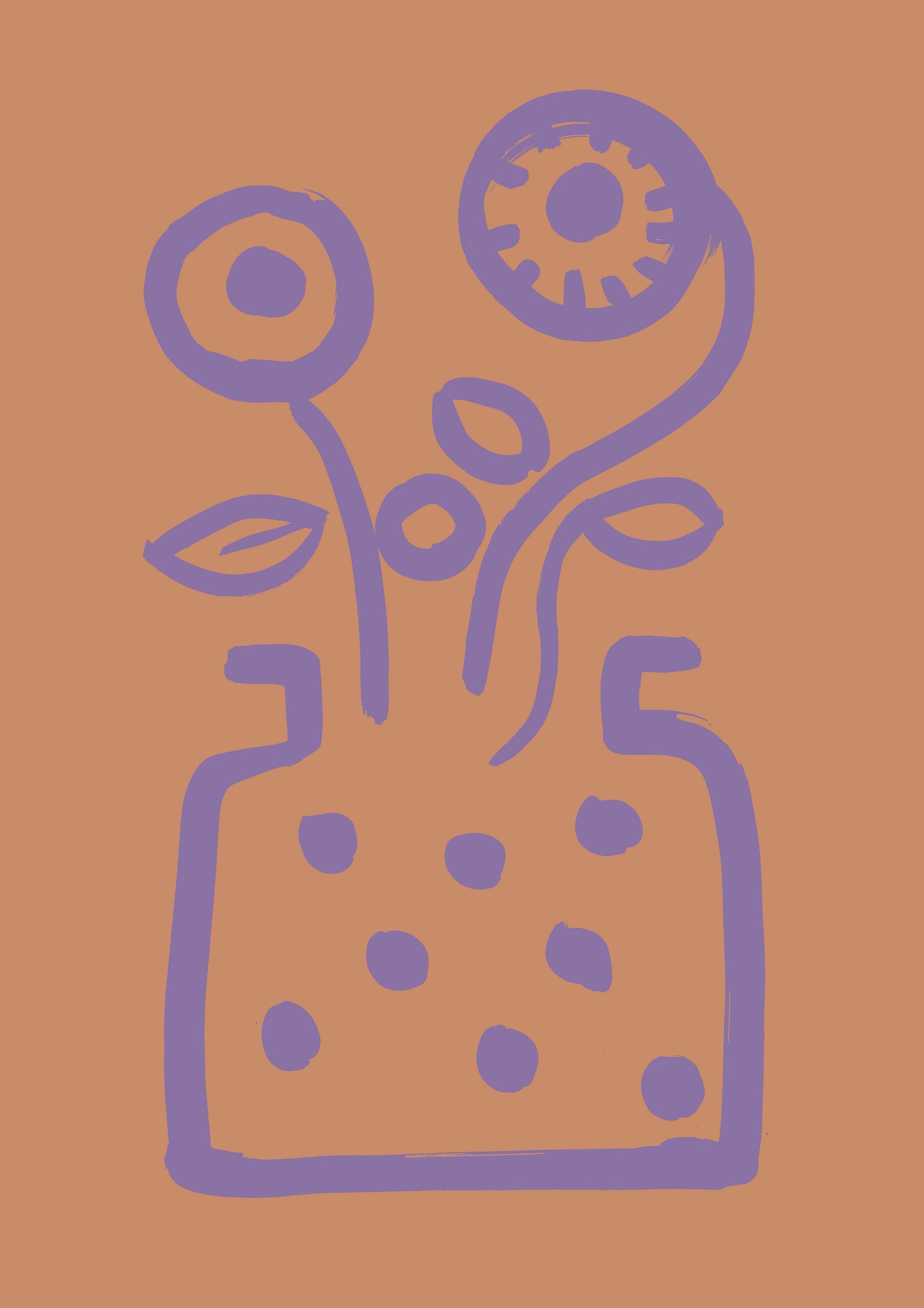 Vase Print Art Poster