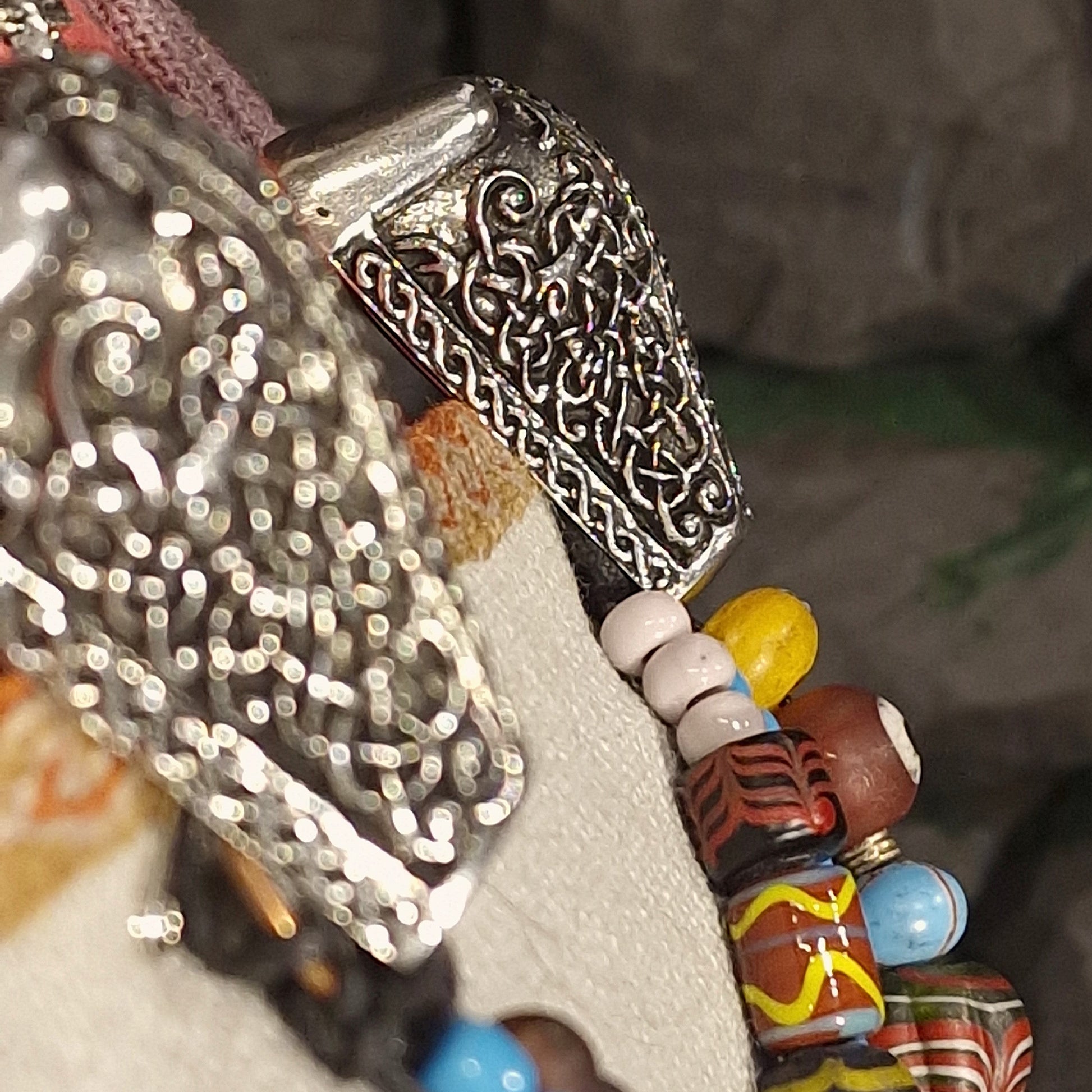 Gotland Bear Head Brooches - Pair