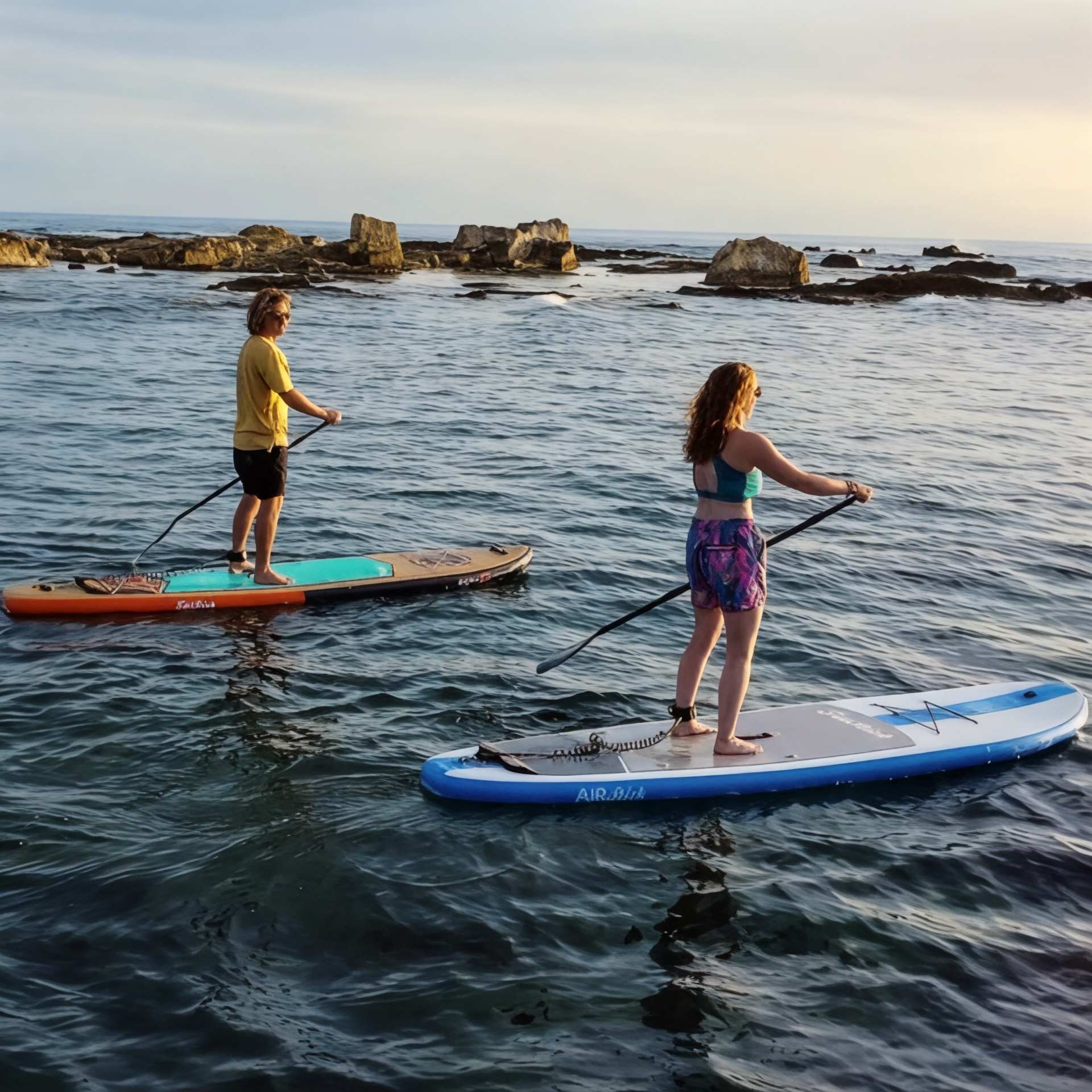 Wooden Menace 11 foot 2 inch Inflatable Paddle Board with Kayak Seat