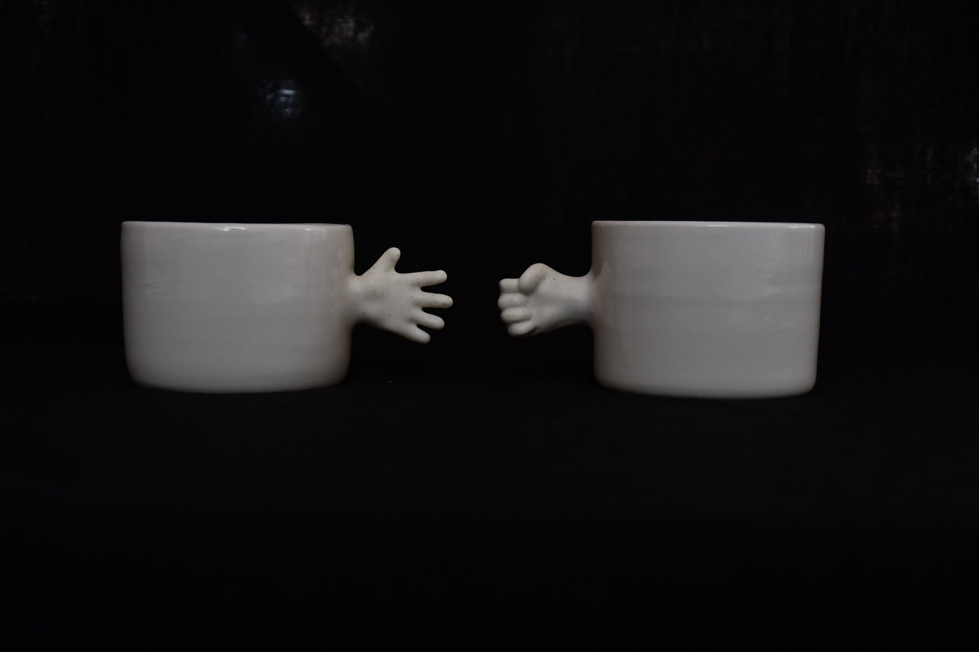 Rock Paper Scissors Porcelain Cup Set