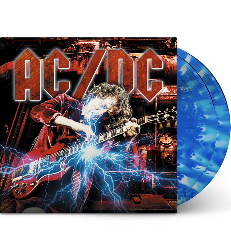 AC/DC Live in California 1986 Limited Edition Double LP Blue Cloudy Vinyl