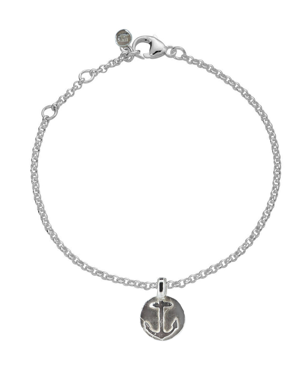 Sterling Silver Anchor Bracelet