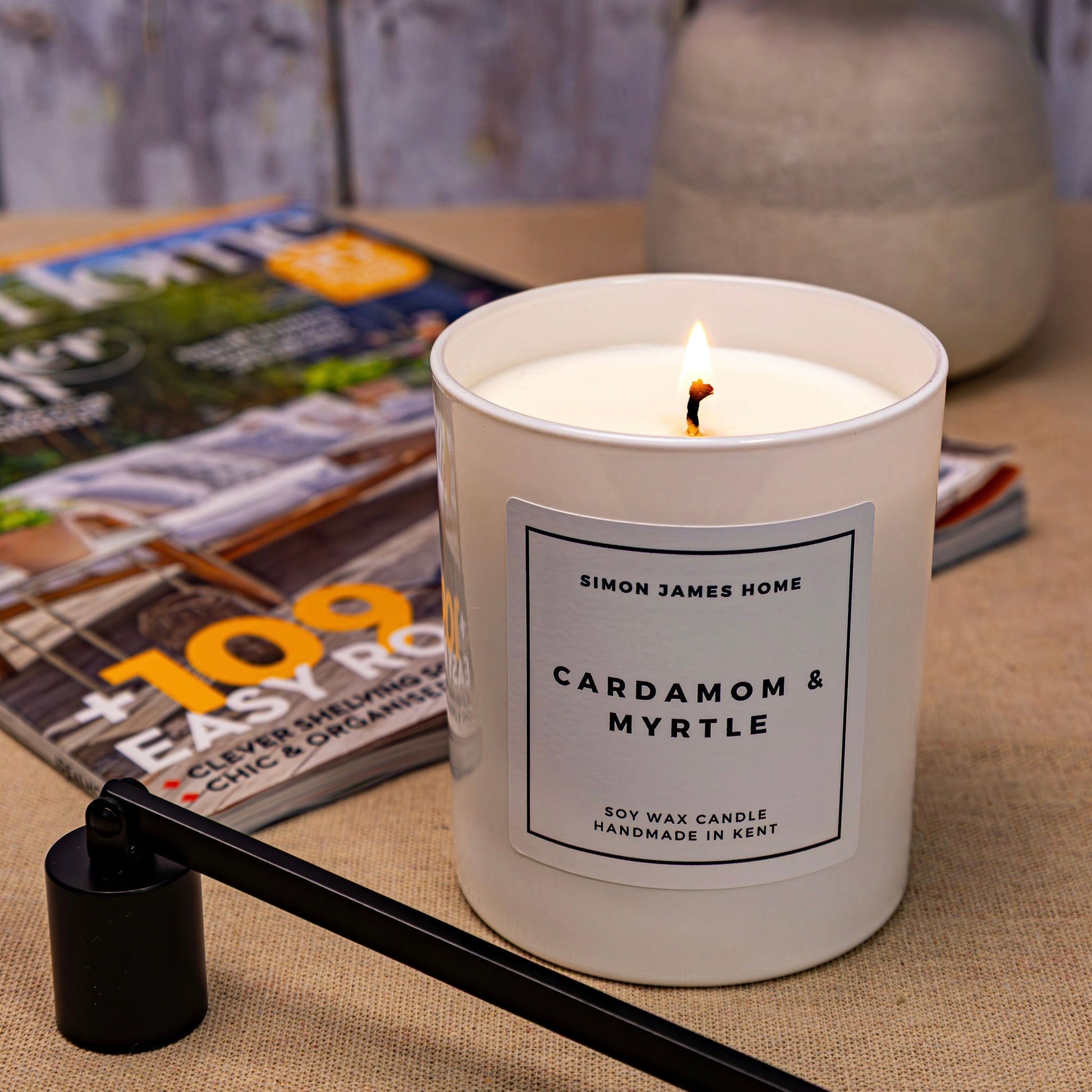 Cardamom and Myrtle Handmade Soy Wax Candle