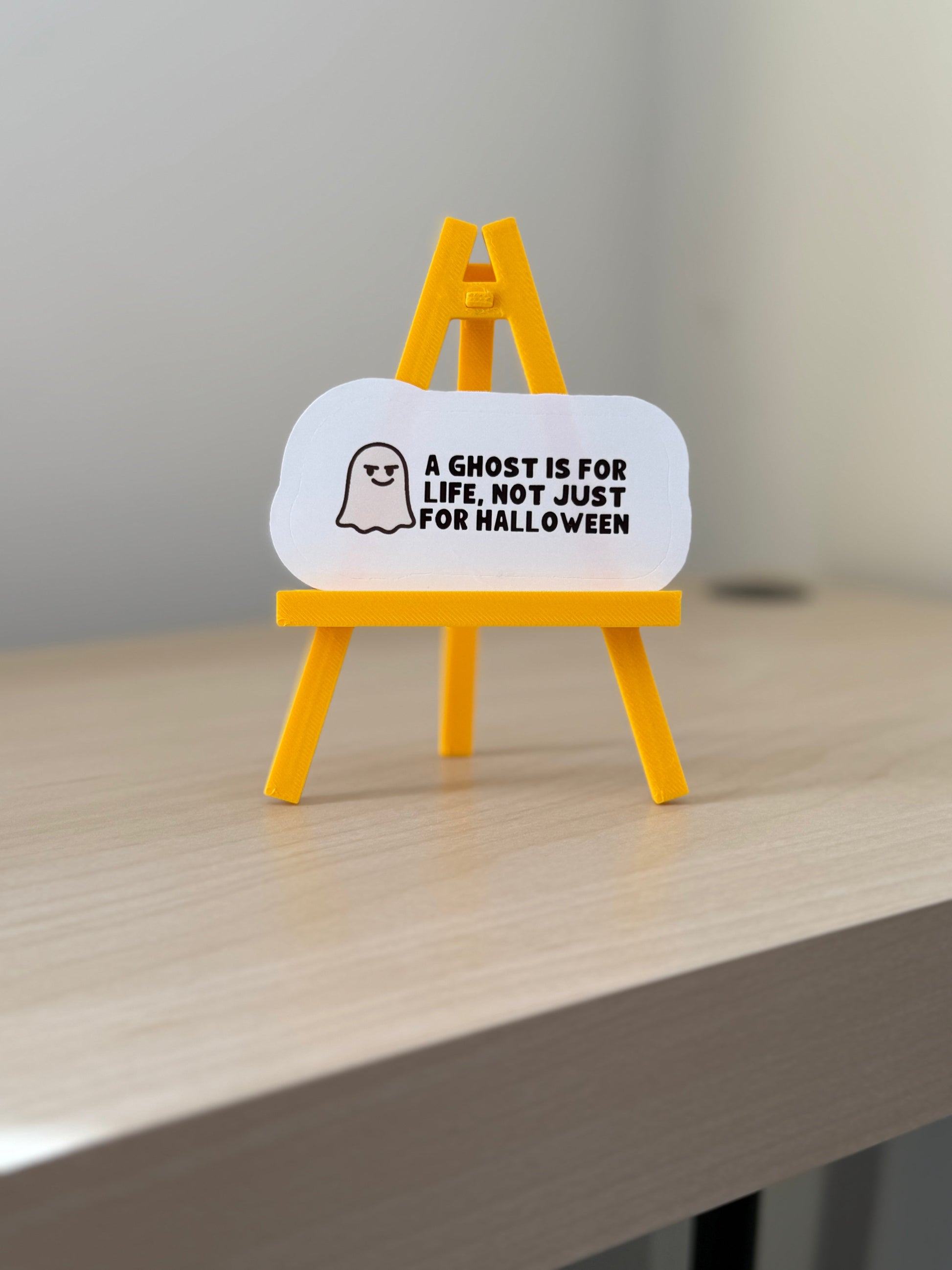 A Ghost is for Life Sticker
