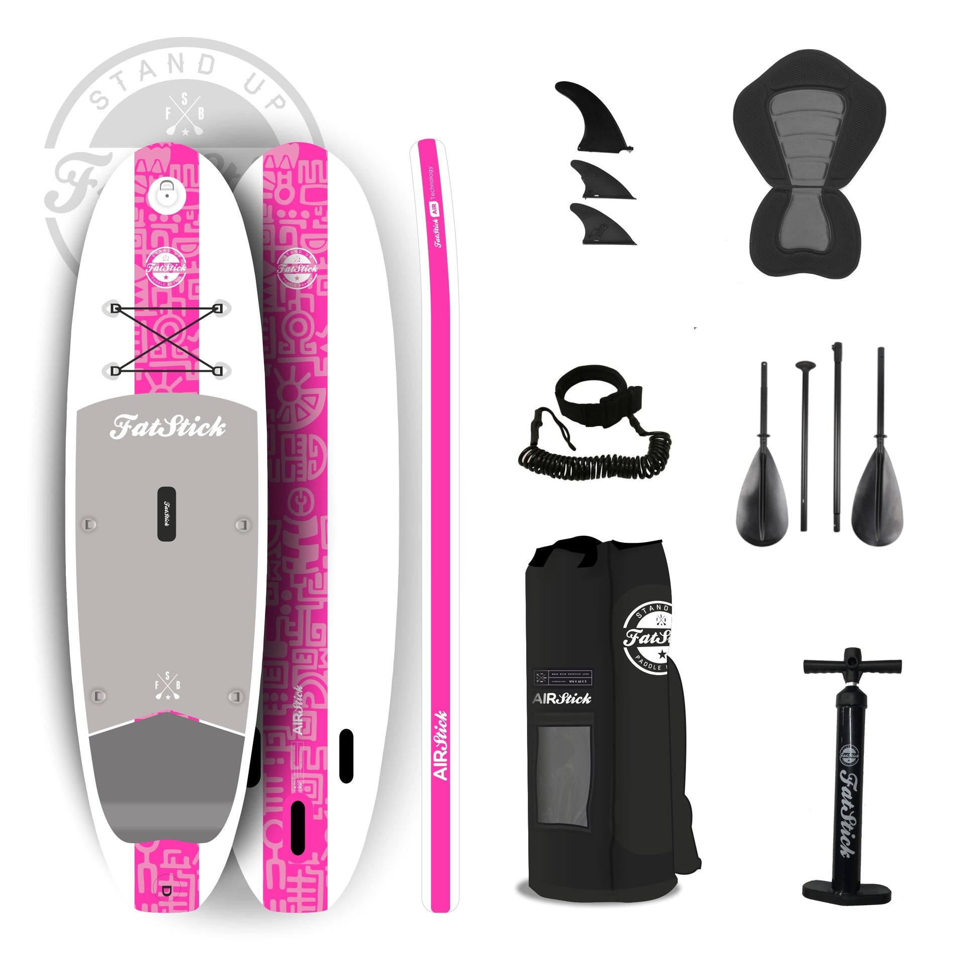 10 foot 6 inch Inflatable Stand Up Paddle Board with Kayak Seat