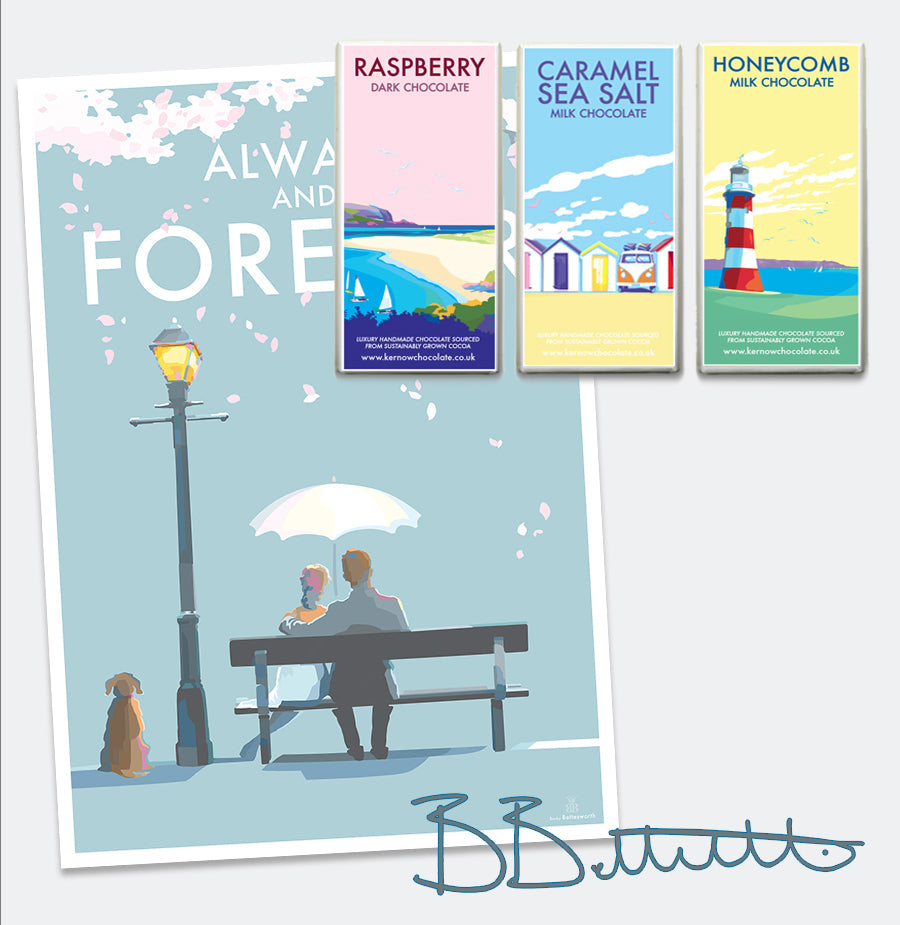 Always and Forever Vintage Quote Poster