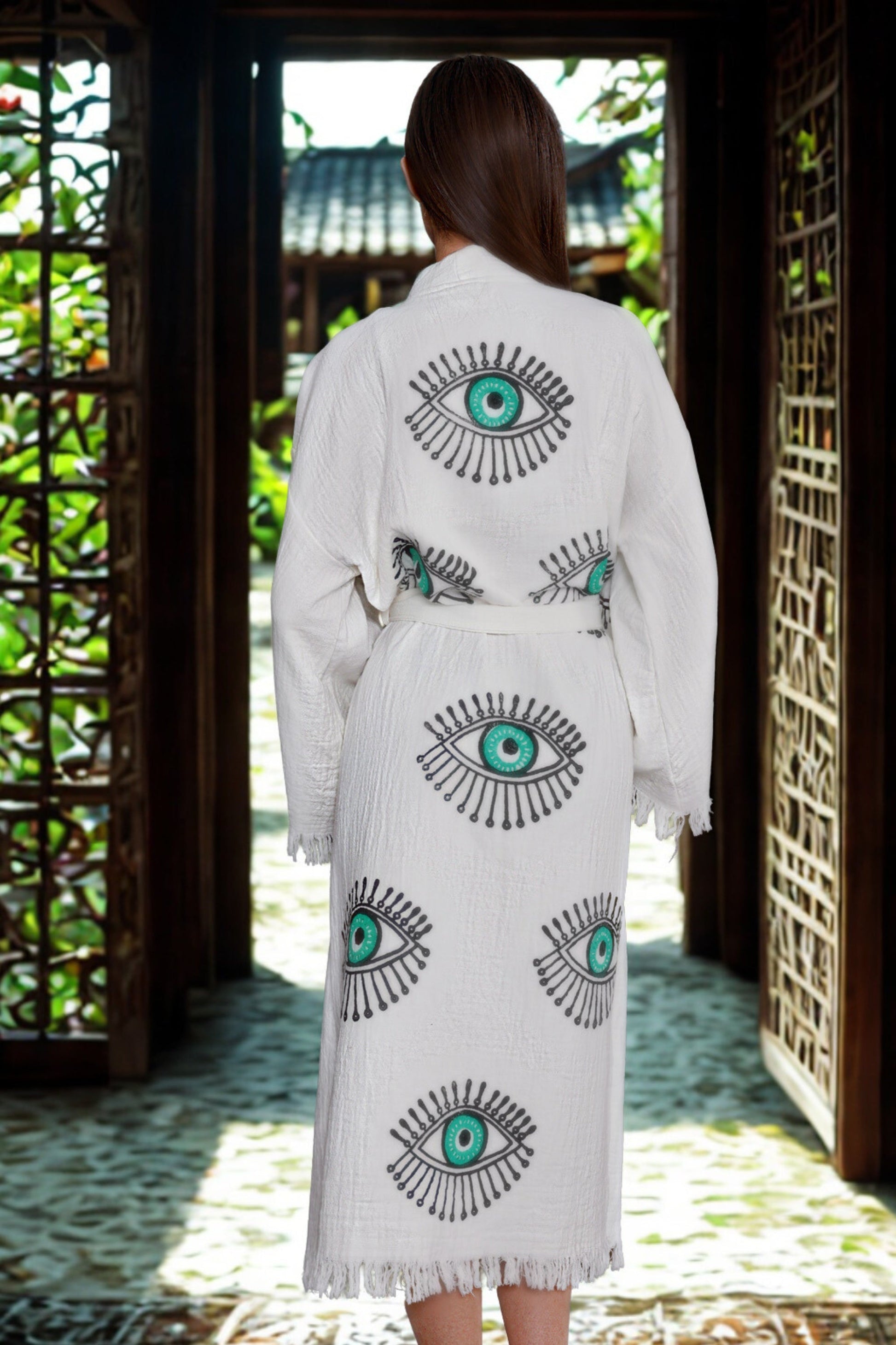 Jade Spirit Organic Cotton Kimono