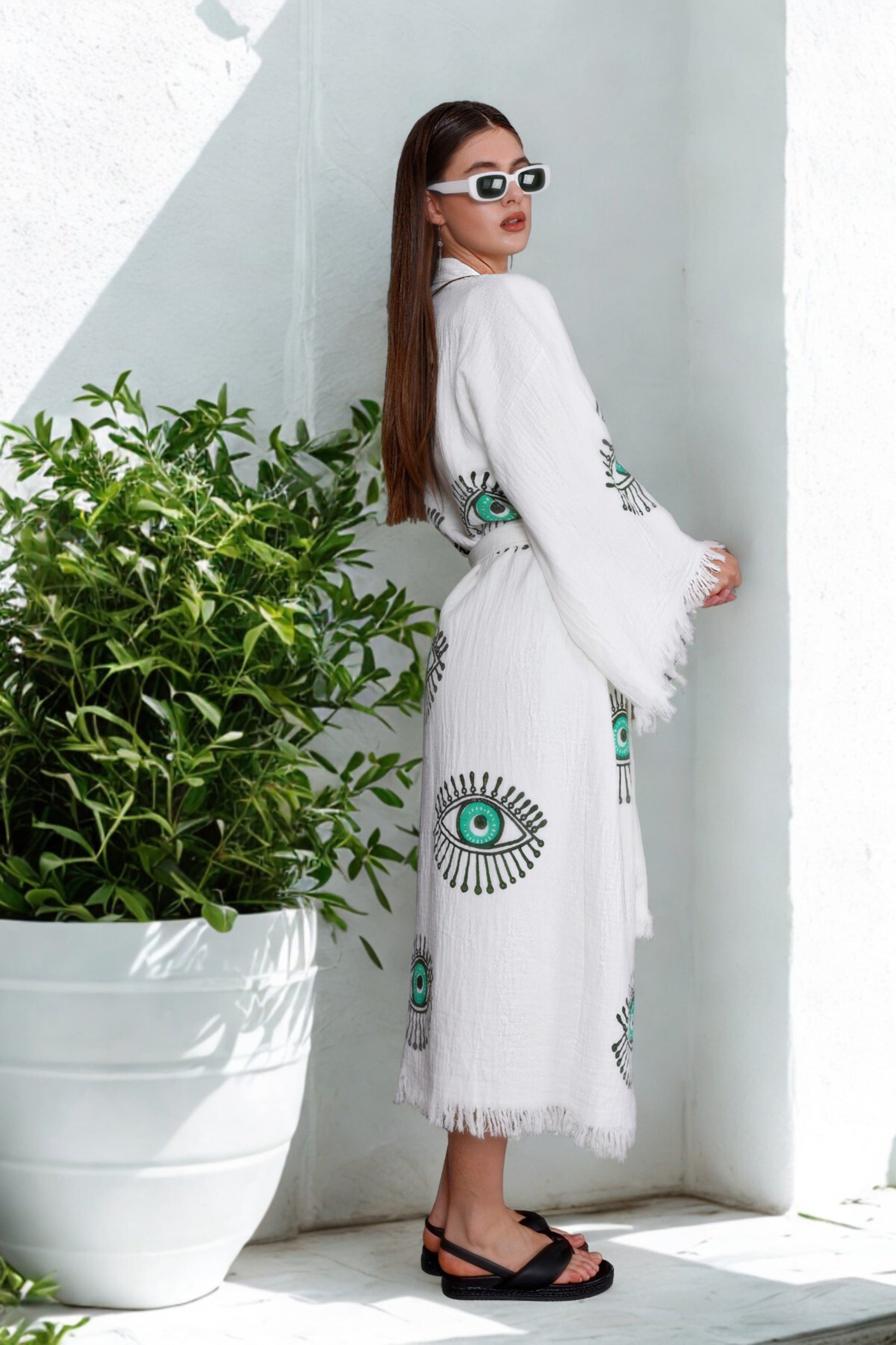 Jade Spirit Organic Cotton Kimono