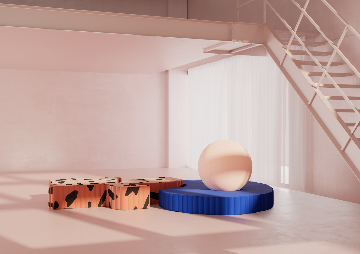 Dreamscapes and Artificial Architecture Digital Art Print