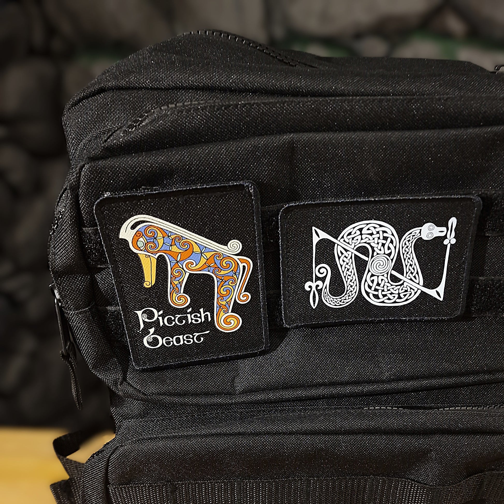 Pictish Snake & Z Rod Patch