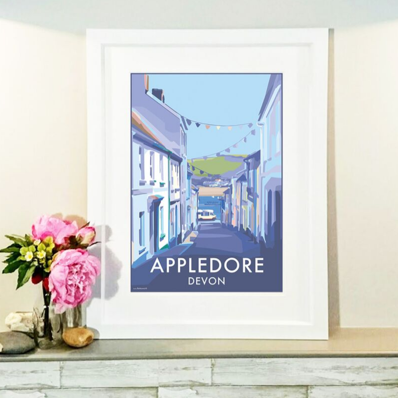 Appledore Vintage Travel Poster