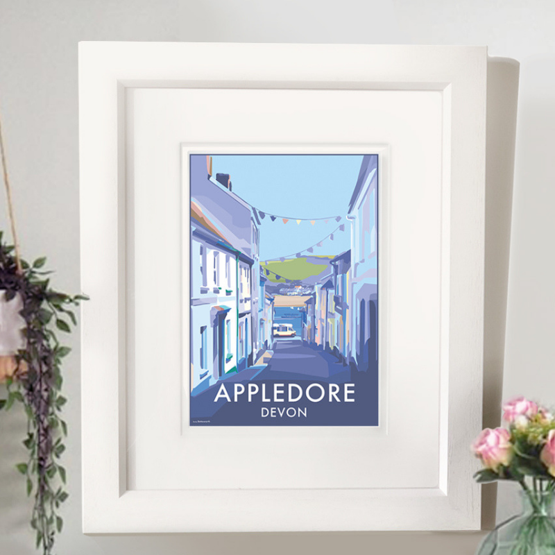 Appledore Vintage Travel Poster