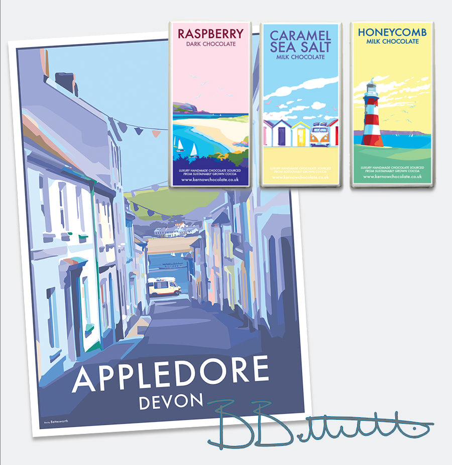 Appledore Vintage Travel Poster