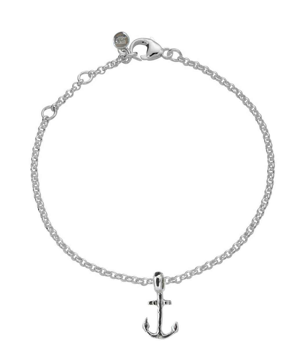 Anchor Chain Bracelet in Sterling Silver