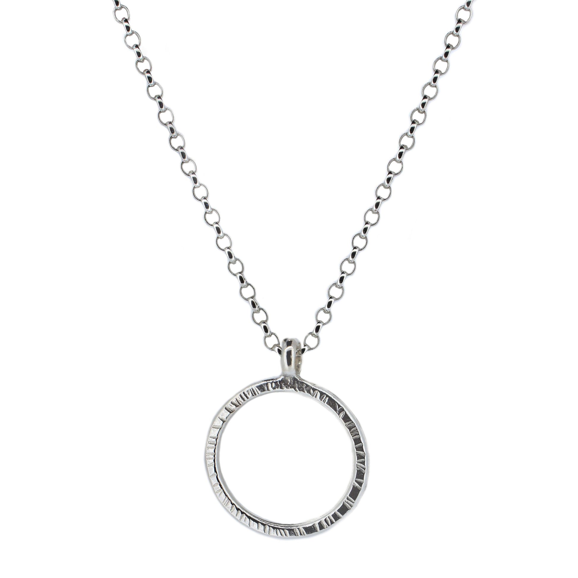 Ancient Sun Necklace in Recycled Sterling Silver