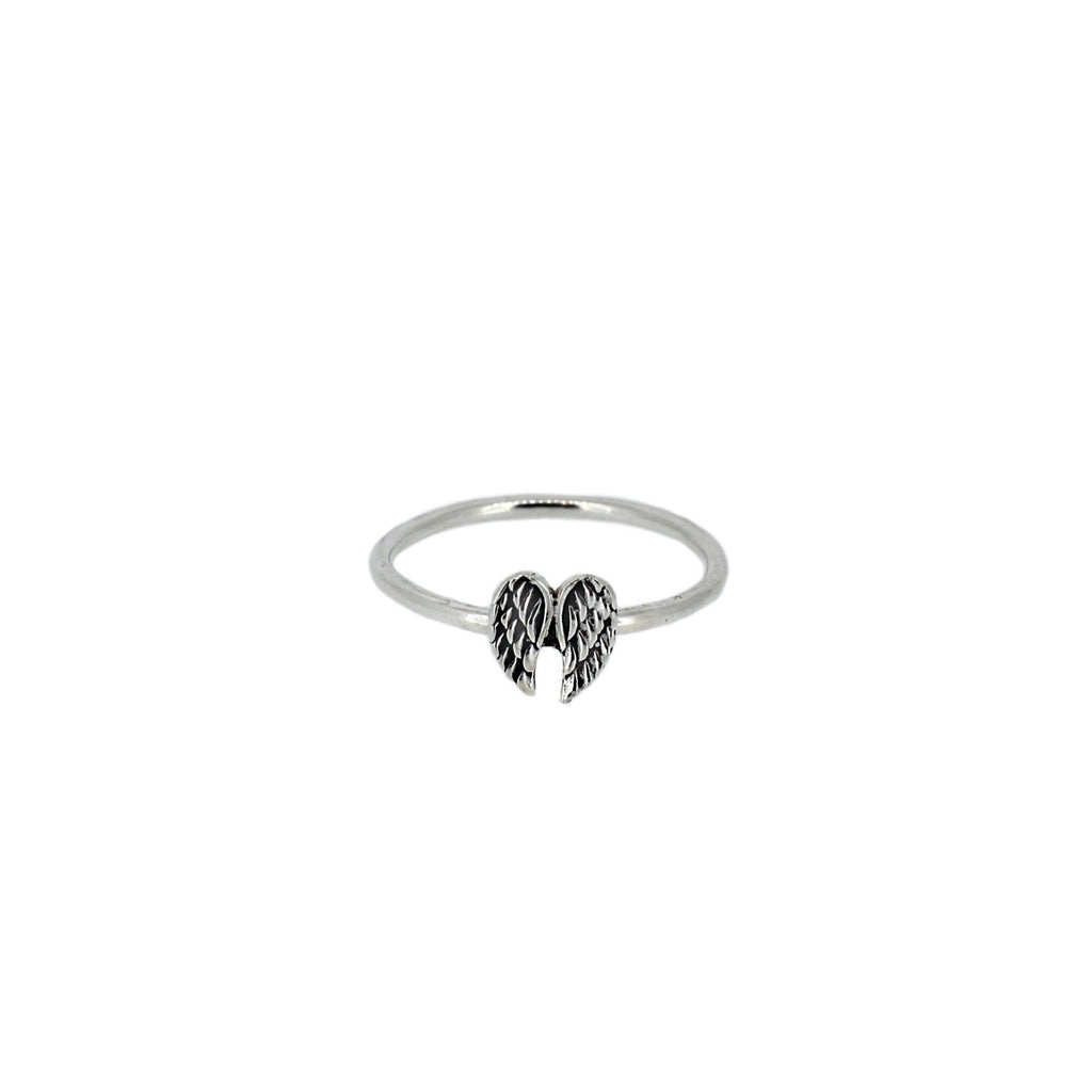 Angel Wing Ring in Sterling Silver