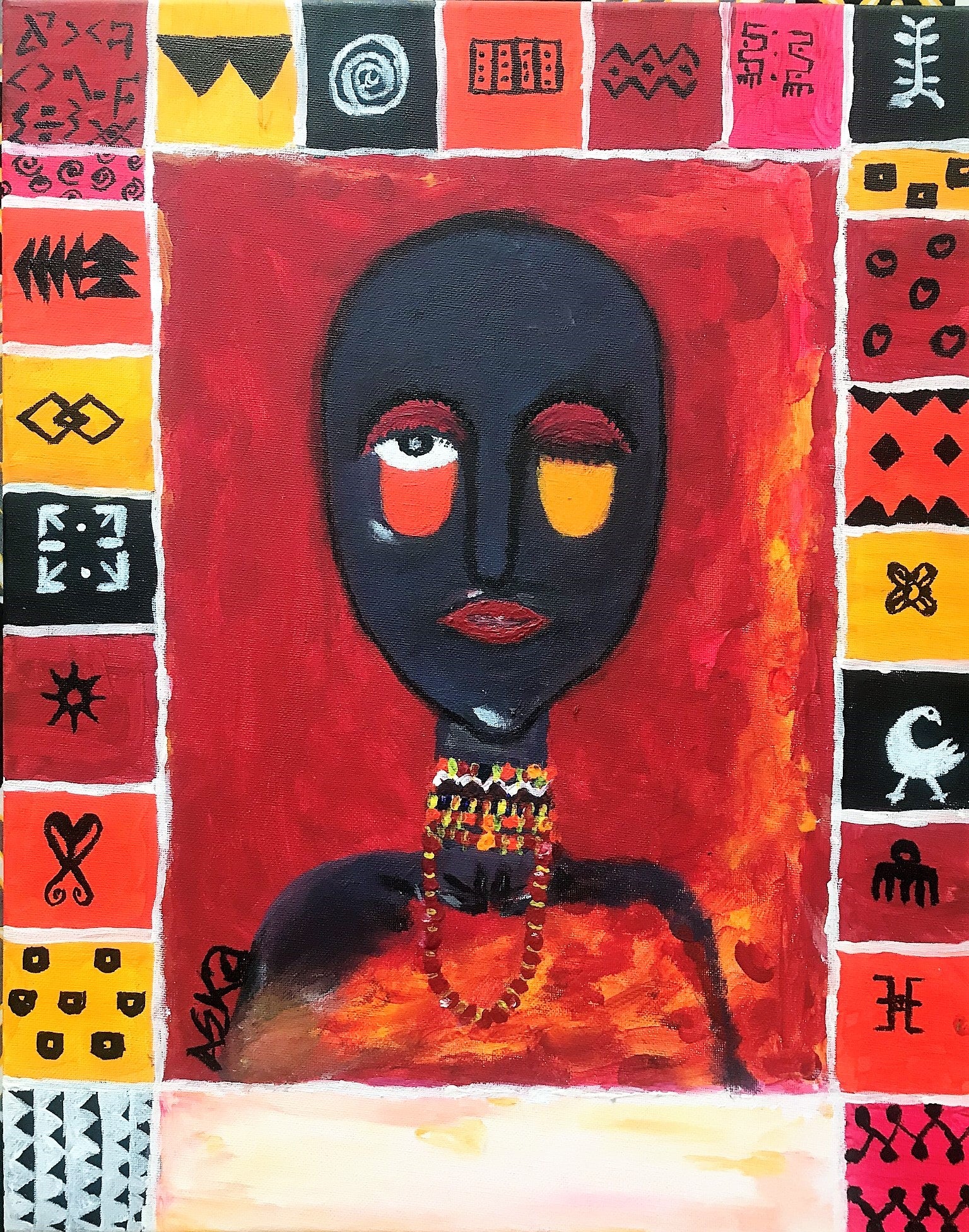 Above Standards Acrylic Paint on Canvas