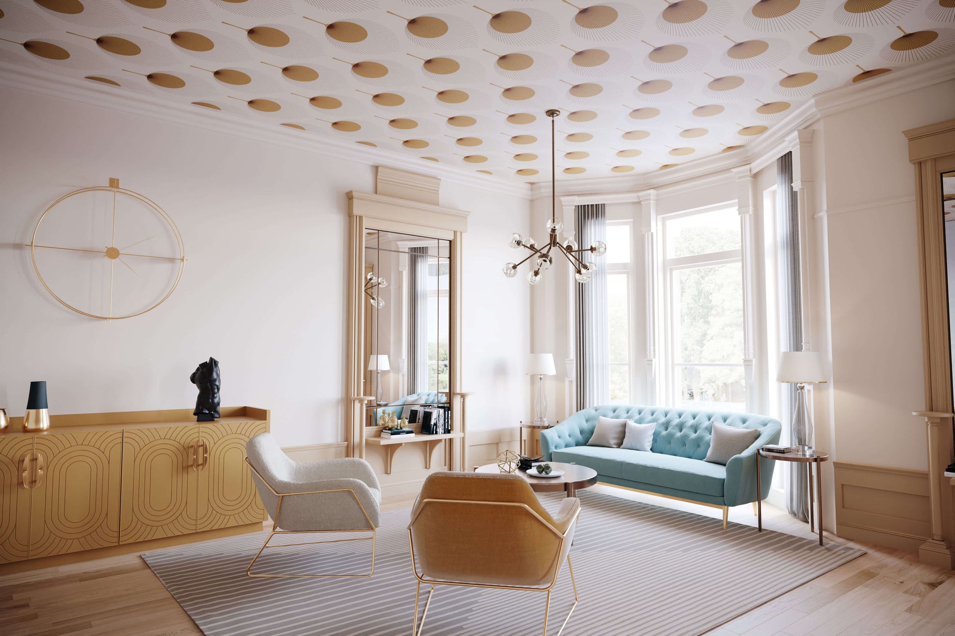 Ace Bold Pattern Wallpaper