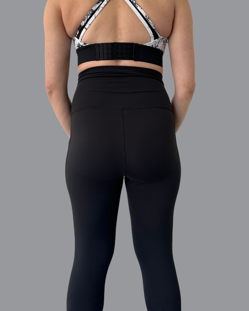 Maternity & Postnatal Active Support Leggings | Black