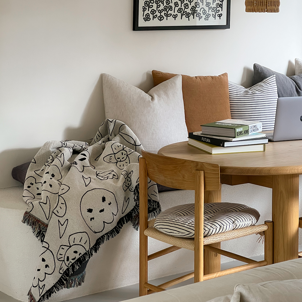 Ghost Buddy Tapestry Throw