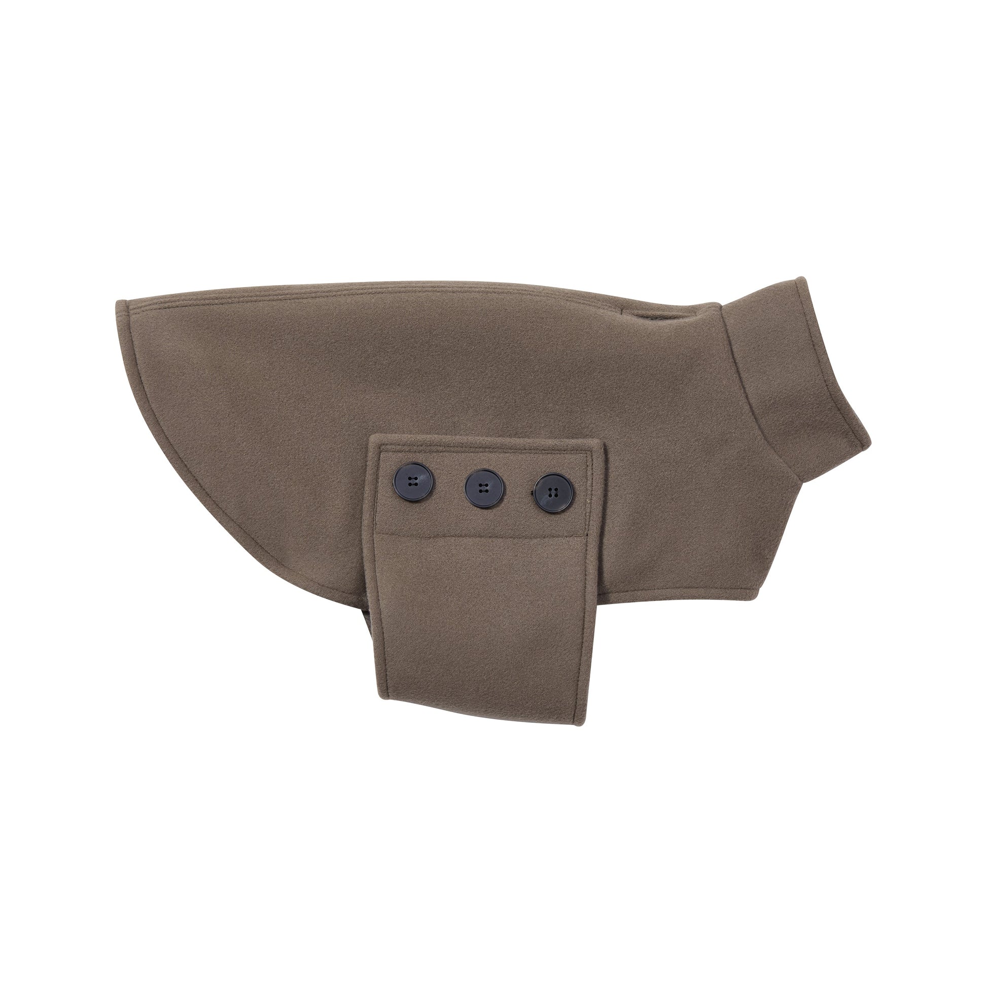 Adjustable Woolen Coat in Celadon Green