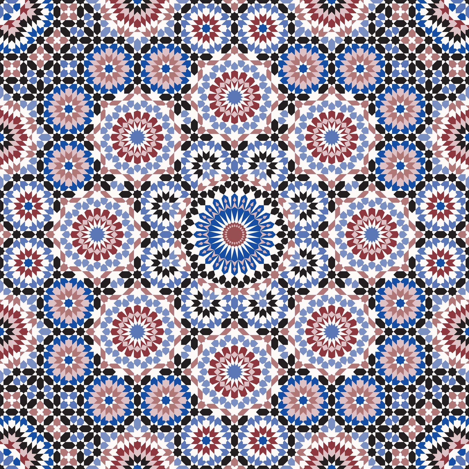 Alara Kaleidoscopic Pattern Wallpaper