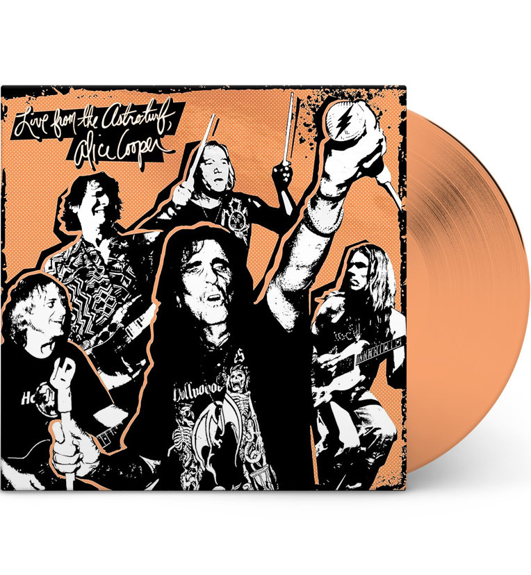 Alice Cooper Live from the Astroturf Limited Edition 180g Apricot Vinyl with DVD