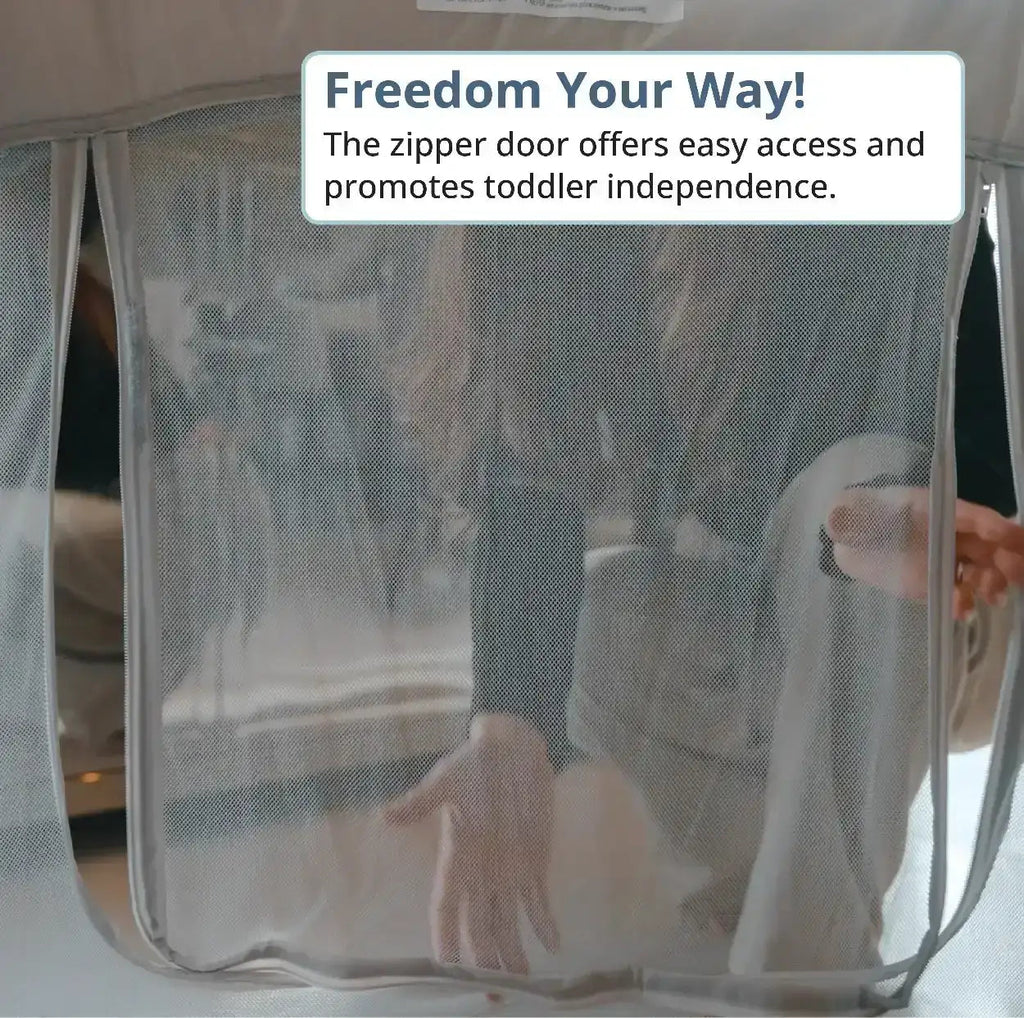 JOY Baby Playpen in Natural Wood