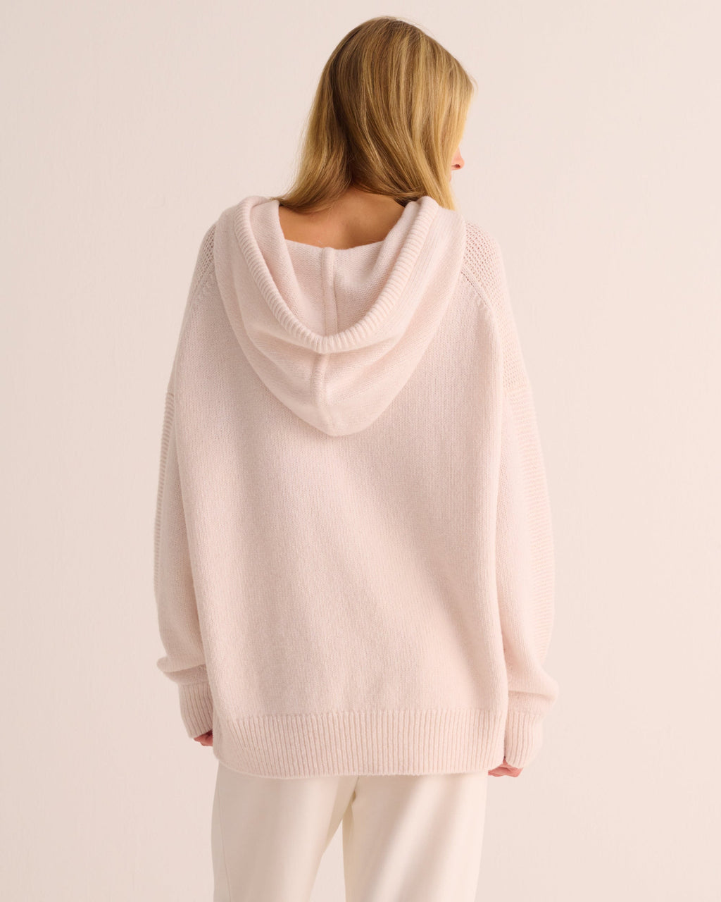 Ivory Alpaca Blend Hoodie