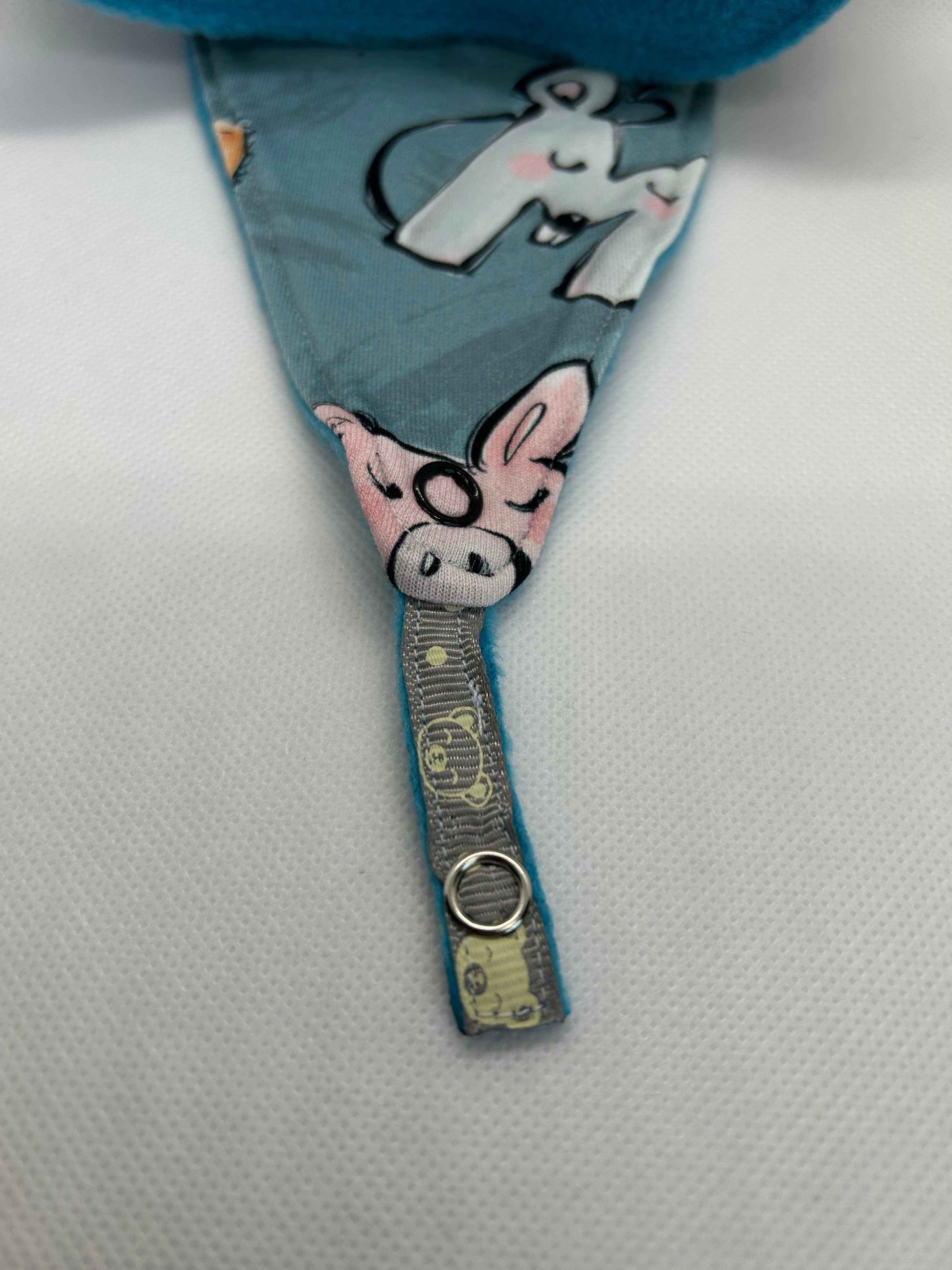 Alphabet Animals Dummy Comforter in Soft Cotton Jersey