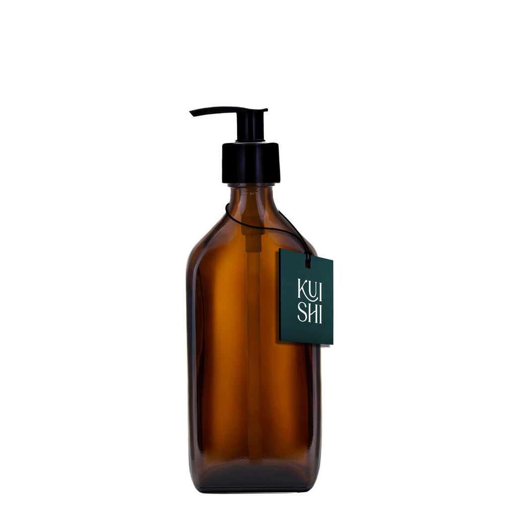 Amber Rectangle Soap Dispenser