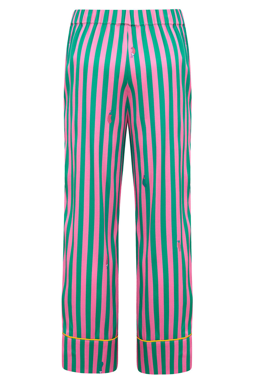 Flamingo Stripe Girls Silk Pyjama Set