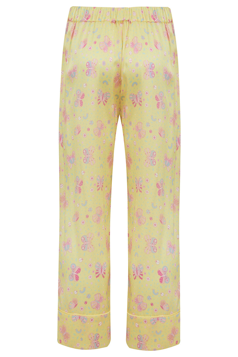 Lemonade Butterfly Silk Pyjama Set for Girls